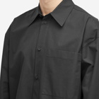 Jil Sander Men's Drawstring Overshirt in Black