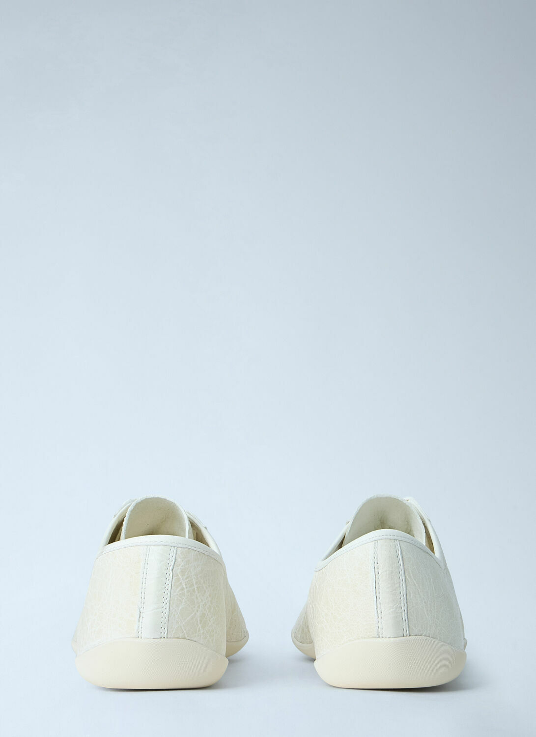 The Row Clement Crinkled-Leather Sneakers