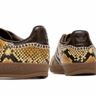 Adidas x Wales Bonner Gazelle Snake Sneaker in Dust Rust/Wonder White/Collegiate Burgundy