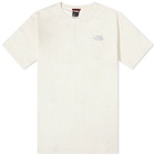 The North Face Men's Vertical T-Shirt in Gardenia White/Dusty Periwinkle