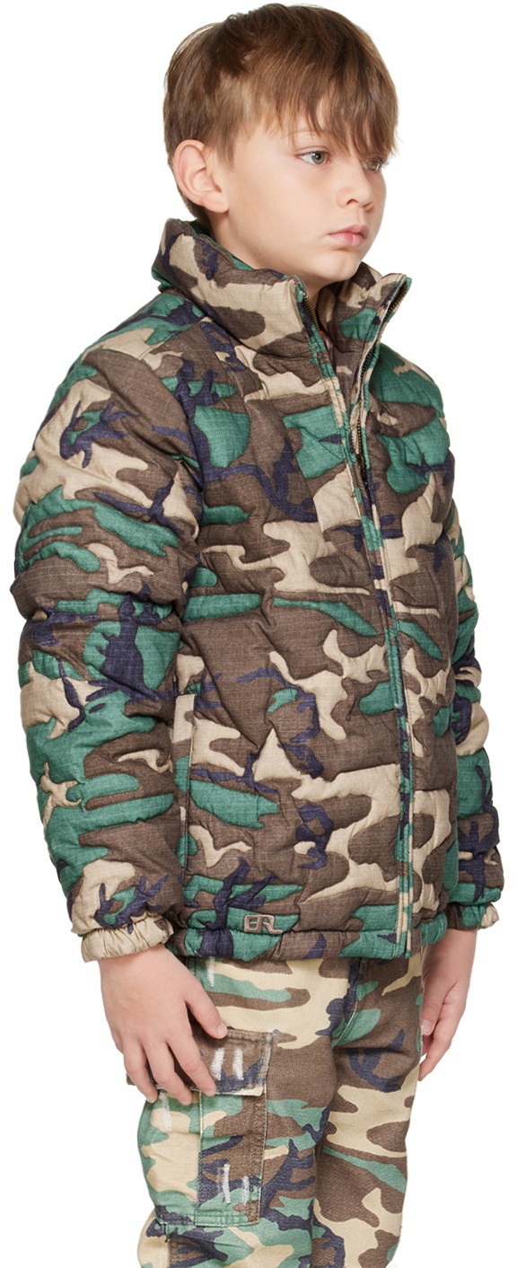 Camouflage Down Jacket Men's Short Lightweight Warm Trendy Slim Korean Personality Printed Winter Jacket Men main image 0