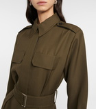 Victoria Beckham - Virgin wool shirt dress