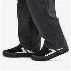 Lanvin Men's x Future High Sole Sneakers in Black/Off White