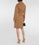'S Max Mara Paris belted virgin wool coat