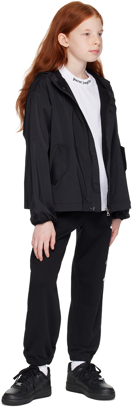 Palm Angels Kids Black Printed Jacket