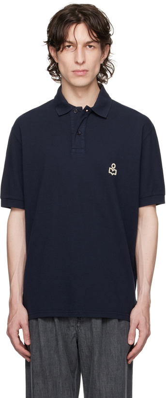 Photo: Isabel Marant Navy Embroidered Polo