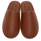 Loewe Brown Logo Slippers