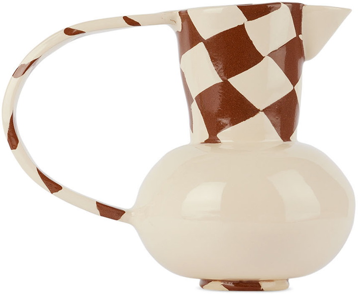 Photo: Henry Holland Studio Brown & White Check Water Jug