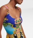 Versace Medusa Palm Springs flared jumpsuit