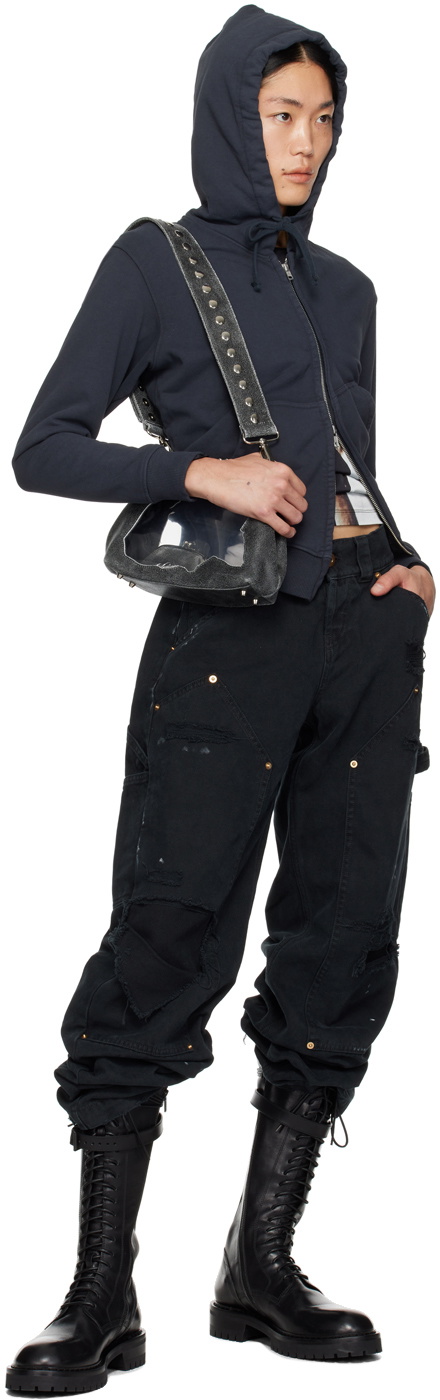 VAQUERA Black Twisted Hoodie Vaquera VAQUERA Black Twisted Hoodie Vaquera