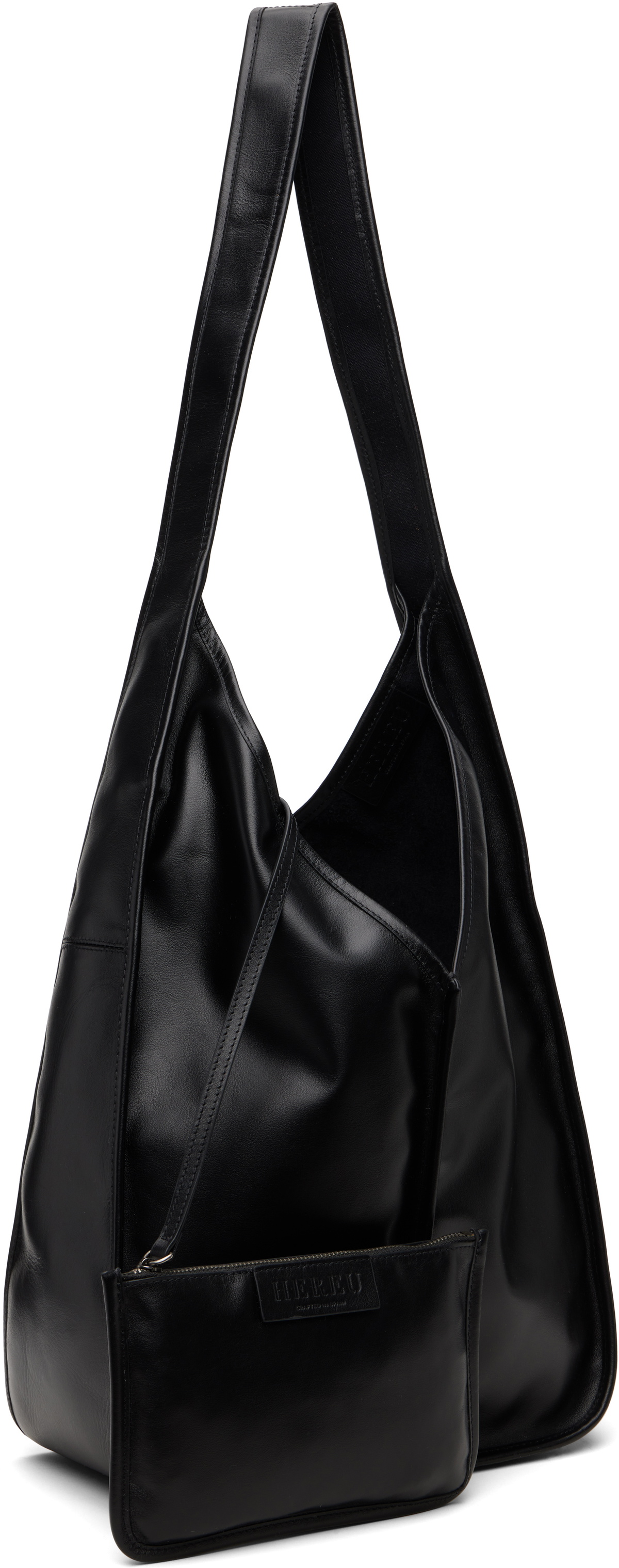 HEREU Black Calella Crossbody Bag