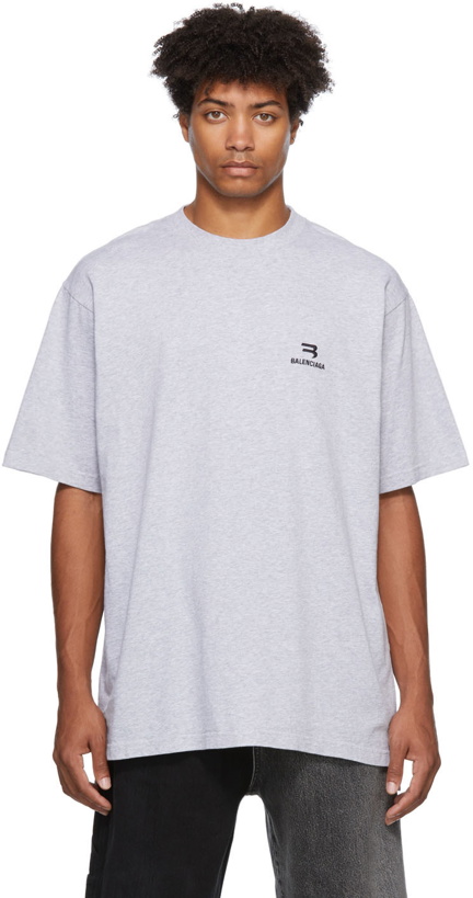 Photo: Balenciaga Sporty Vintage Logo T-Shirt