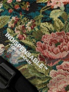 Indispensable - Floral-Jacquard, Gabardine and Mesh Backpack