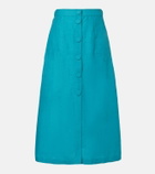 Eres Amusante linen midi skirt