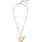 Lanvin Gold Mermaid Necklace