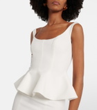 Roland Mouret Crêpe top