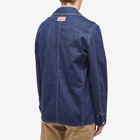 Kenzo Paris Men's Kenzo Target Workwear Jacket in Rinse Blue Denim