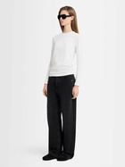 ANNAGRETA Sofia Long-sleeve Stretch Jersey T-shirt