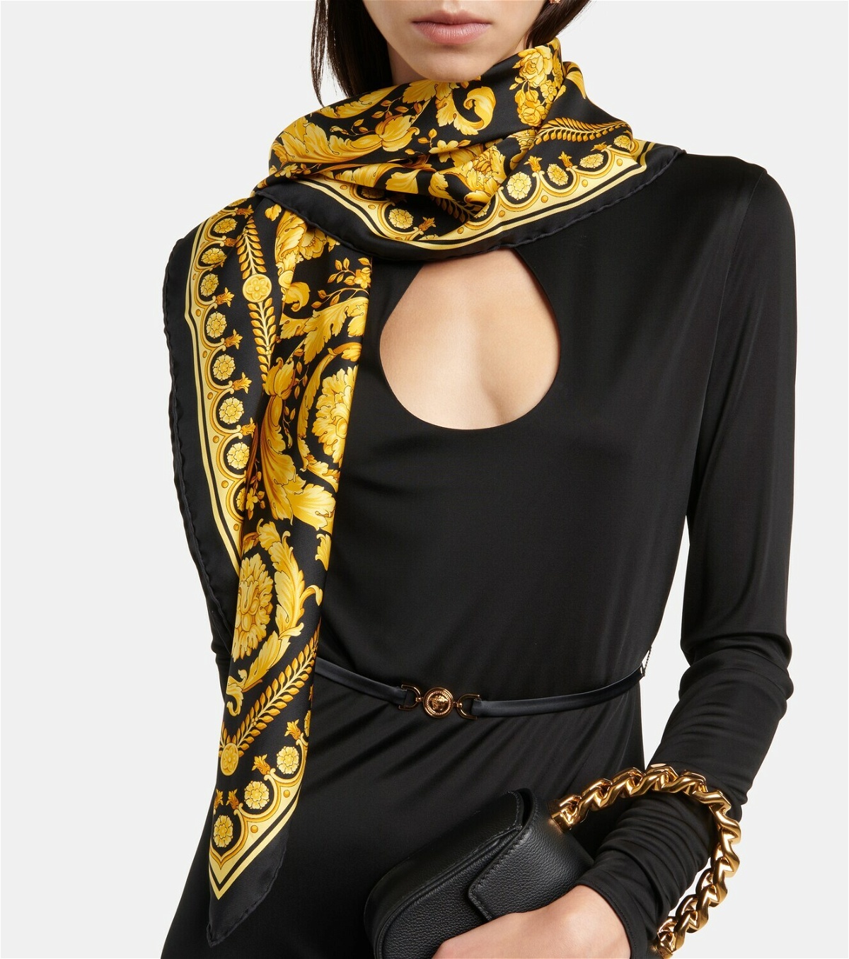 Versace Scarves  Versace Silk Women Shawls Sale - Como Milano