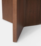 Hay Slit Small walnut side table