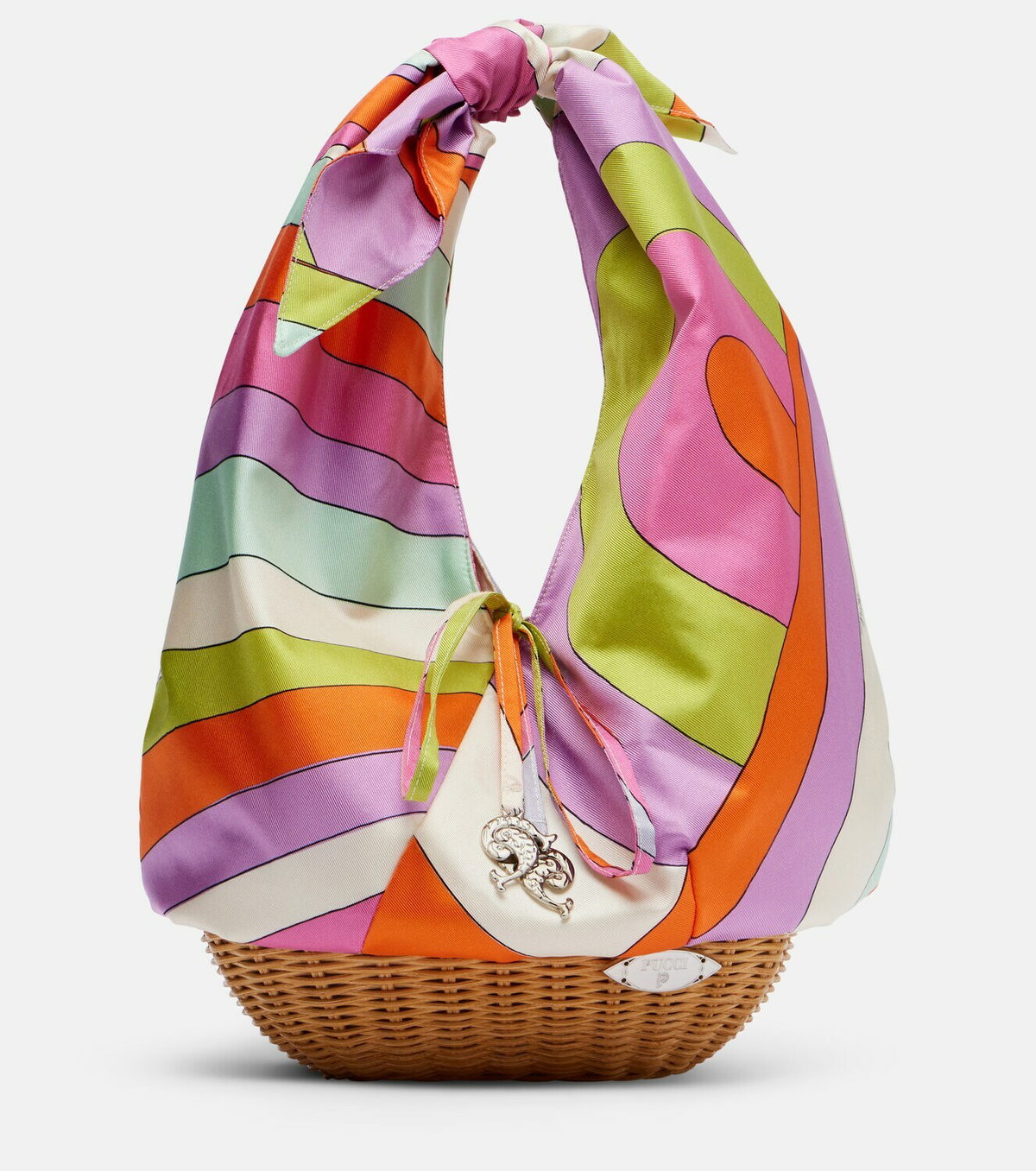 Pucci Picnic Iride silk top-handle bag