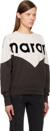 Isabel Marant Etoile Gray & Black Houston Sweatshirt