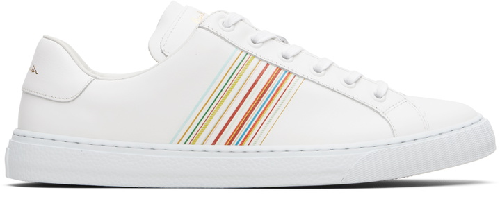 Photo: Paul Smith White Leather Hansen Sneakers