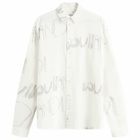 Soulland Men's Damon Shirt in White Aop