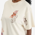 Story mfg. Women's Grateful T-Shirt in Ecru Earth Trip Spiral