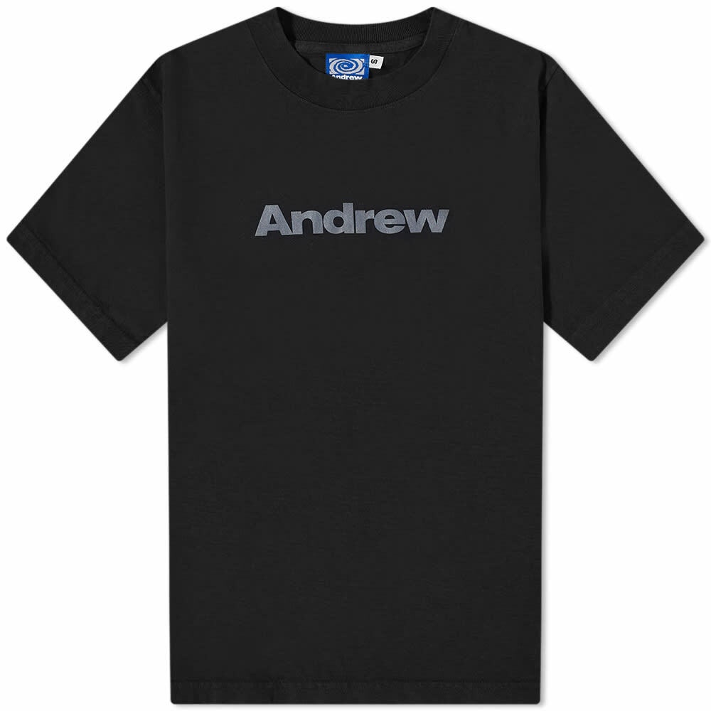 Photo: Andrew Men's Logo T-Shirt in Black