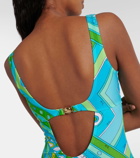 Pucci Printed cutout swimsuit