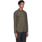 Comme des Garcons Homme Deux Khaki Garment-Dyed Shirt