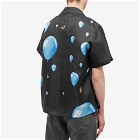 3.Paradis Men's Dreaming Balloons Vacation Shirt in Black