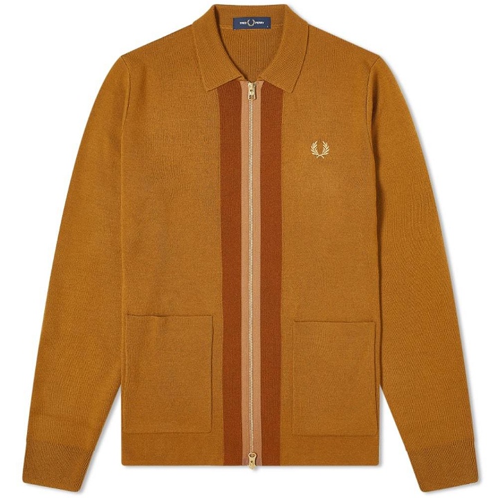 Photo: Fred Perry Authentic Zip Through Cardigan