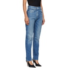 Versace Blue High Waist Straight Jeans