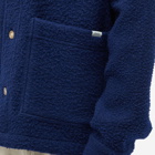 Foret Men's Stay Wool Chore Jacket in Navy