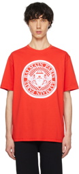 Balmain Red Coin T-Shirt