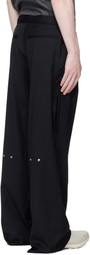 HELIOT EMIL Black Spectra Tailored Trousers