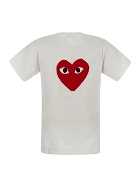 Comme Des Garçons Play Triple Heart T Shirt