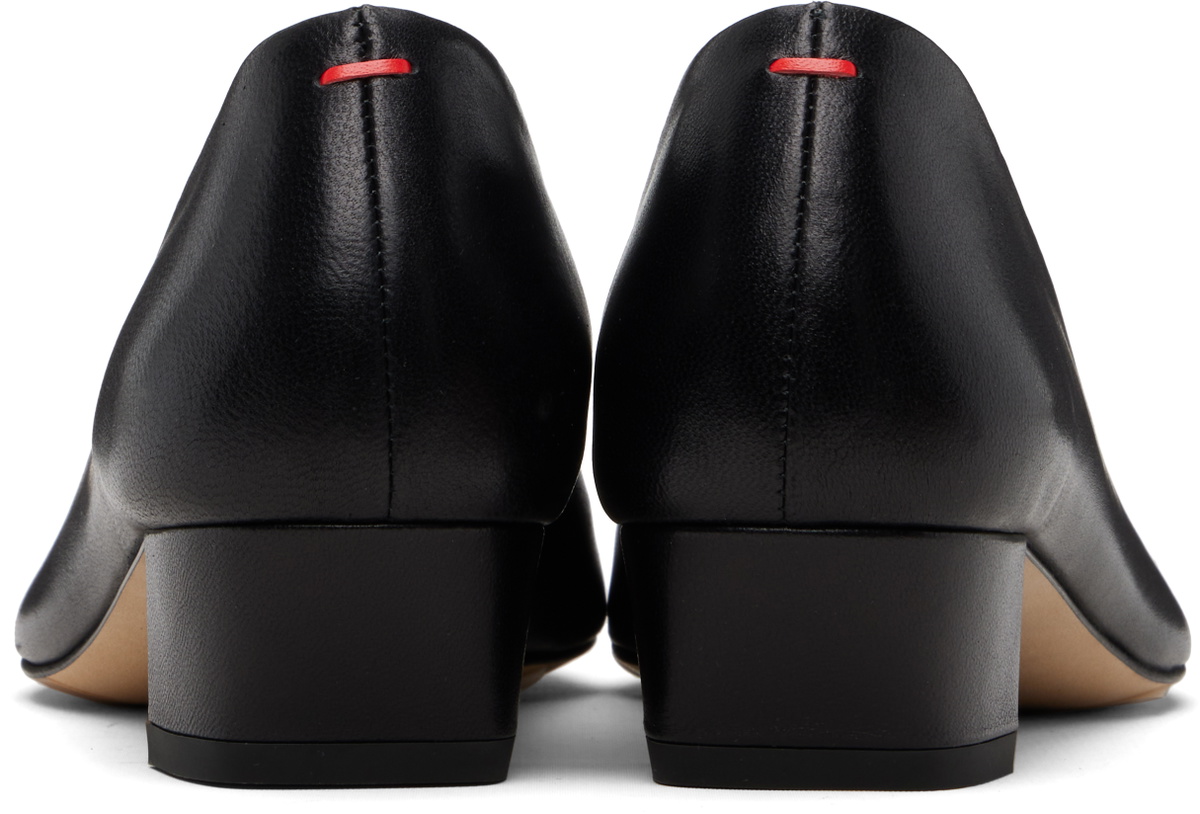 Aeyde Black Helia Low-Cut Heels