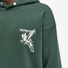 Represent Men's Power And Speed Hoodie in Forrest Green