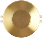 Natalia Criado SSENSE Exclusive Gold Quartz Bowl Tray