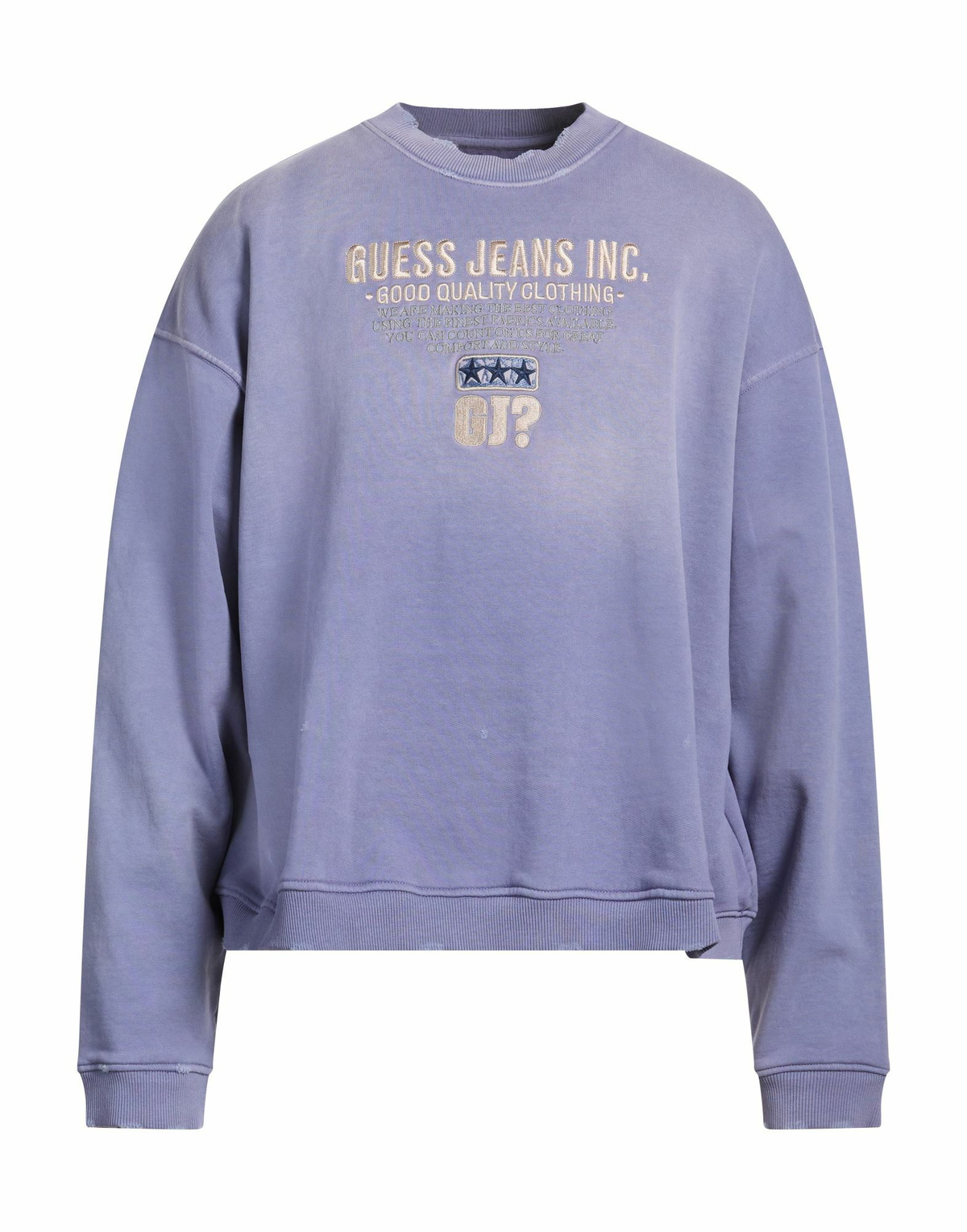 Guess Mens Sweatshirt in Purple