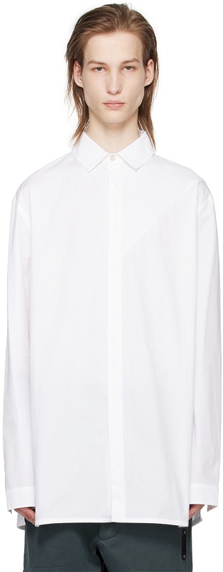 Photo: A-COLD-WALL* White Contrast Panel Shirt