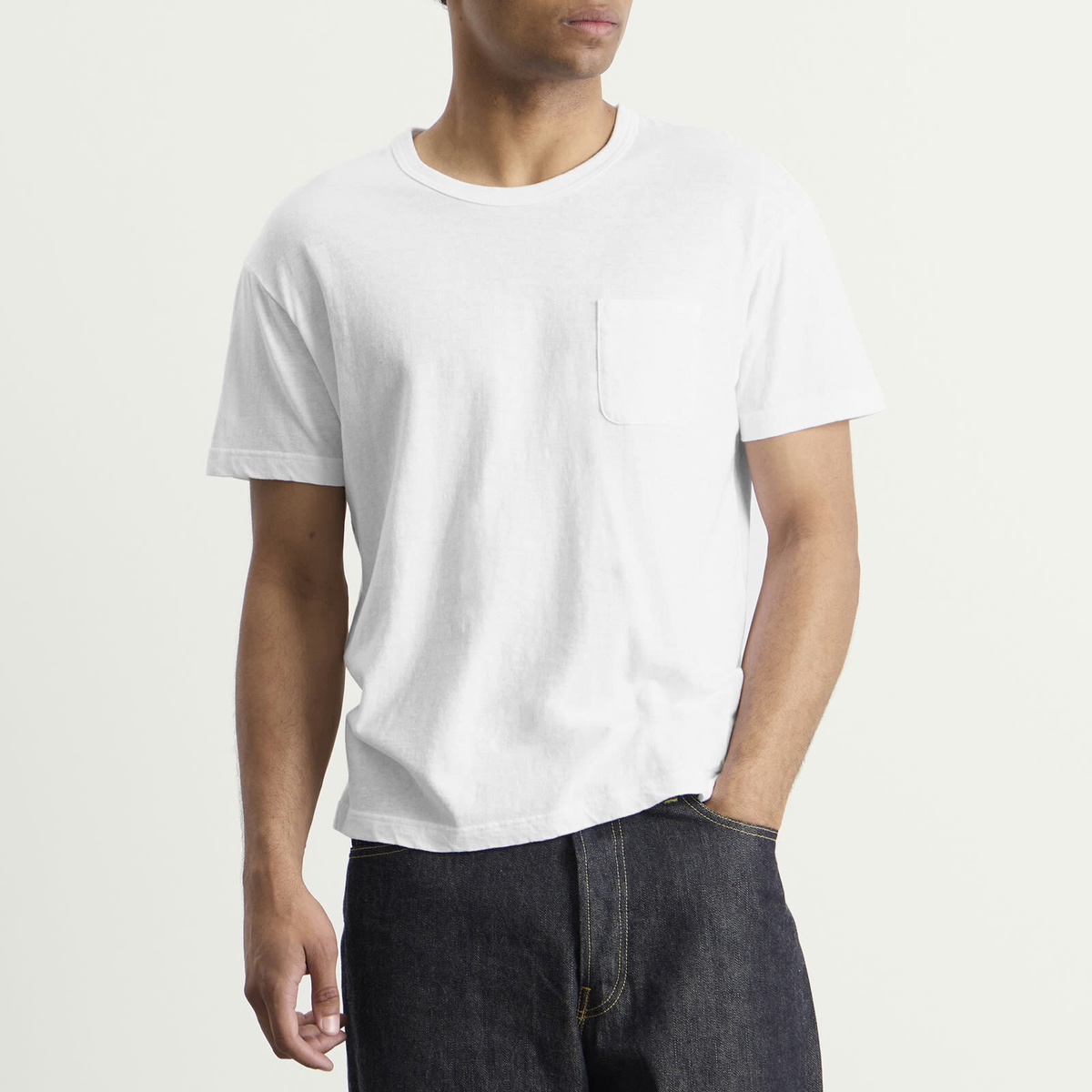 Visvim Men's Sublig Jumbo II 3-Pack Short Sleeve T-Shirt in White
