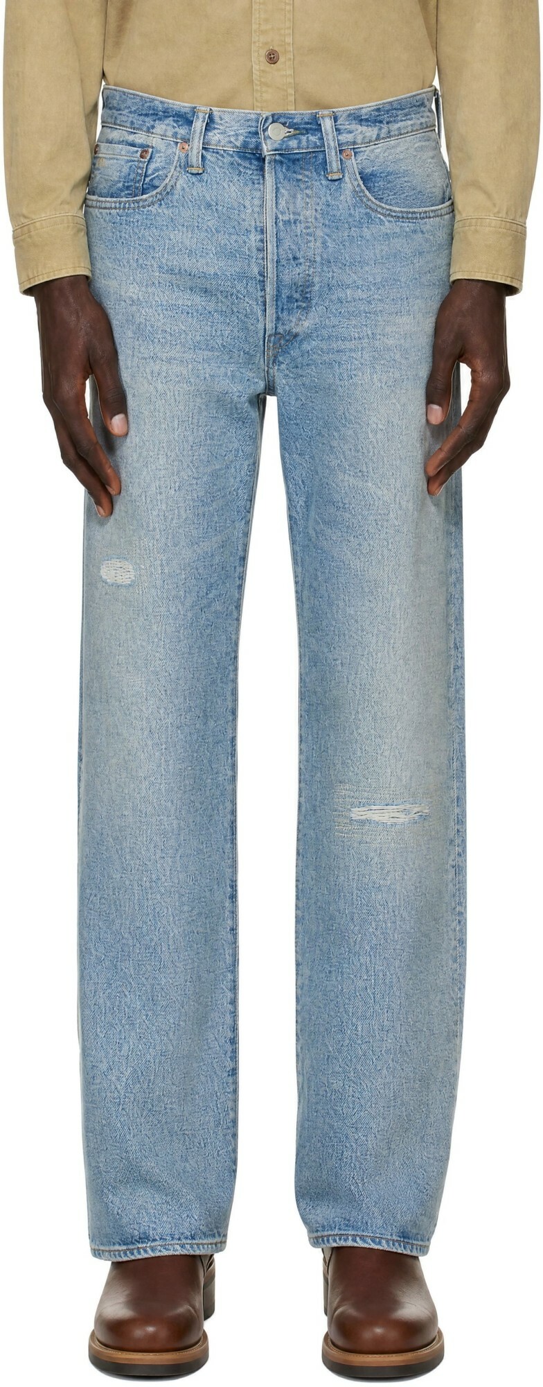 RRL Blue Vintage 5-Pocket Jeans