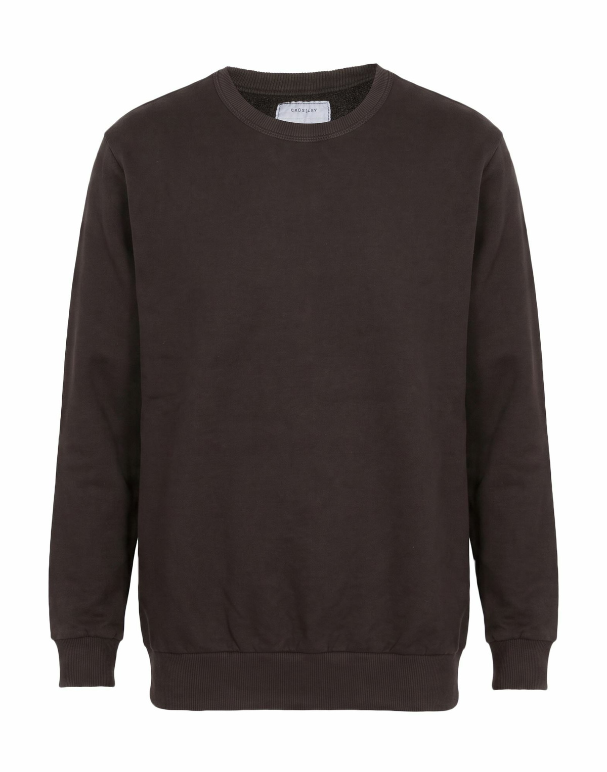 Crossley Mens Sweatshirt Dark in Brown