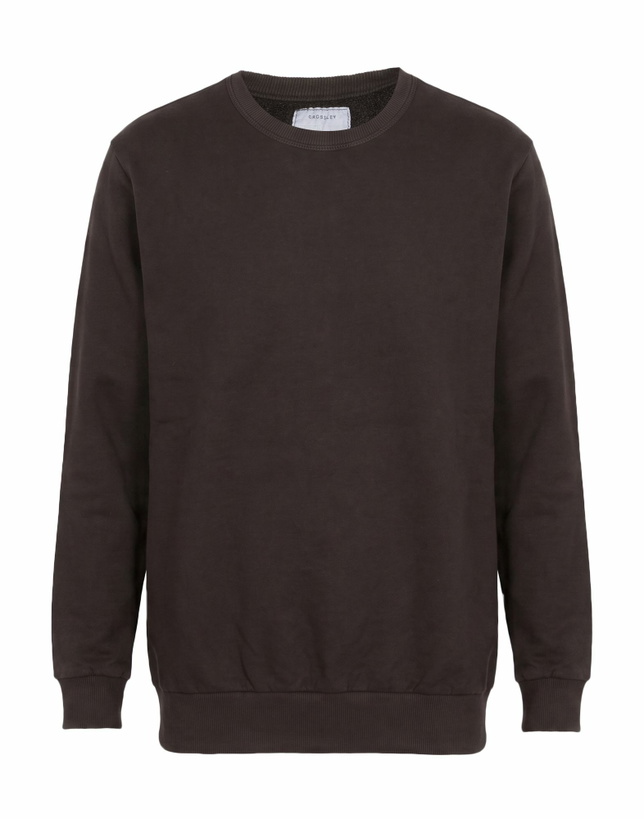 Photo: Crossley Mens Sweatshirt Dark in Brown