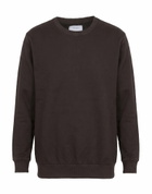 Crossley Mens Sweatshirt Dark in Brown