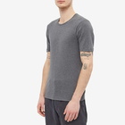 Armor-Lux Men's Basic T-Shirt - 2 Pack in White/Grey Marl